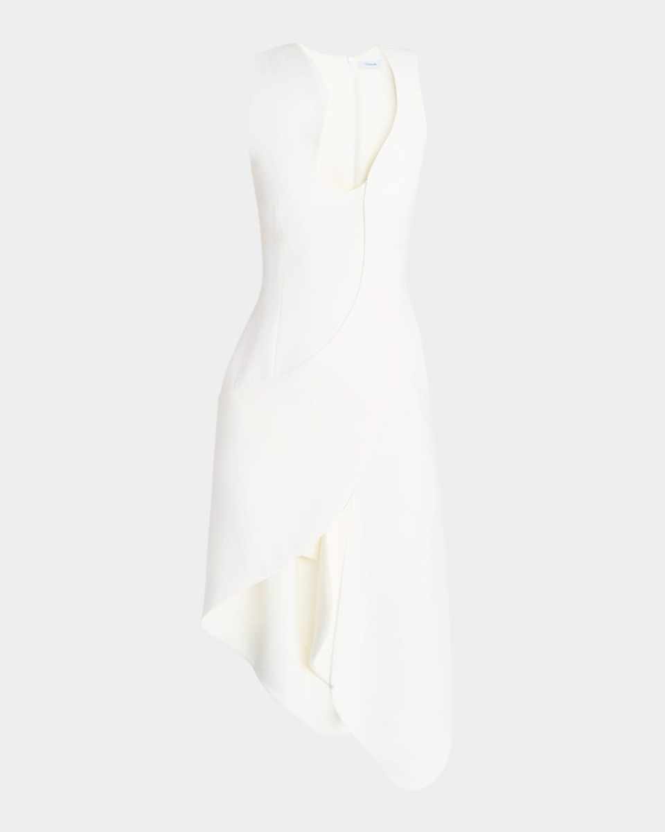 Sleeveless High-Low Midi Dress